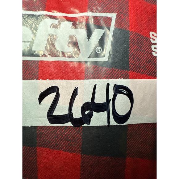 Boston Traders plaid hooded sherpa lined shacket womens large chore outdoors - Picture 7 of 7